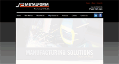 Desktop Screenshot of metalform.co.nz